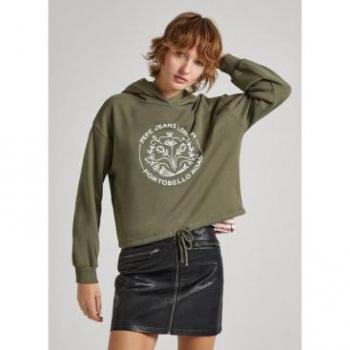 Capucha Verde Caqui Para Mujer
