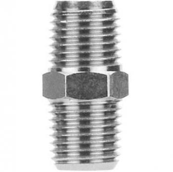 Racor Recto de Latón Macho 1/2 BSPT a Macho 1/2 NPT