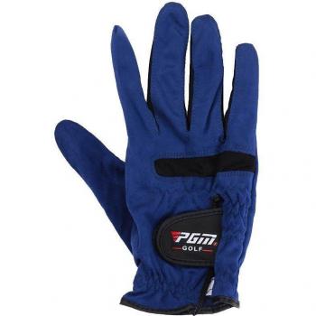 Microfibre golf gants bleus doux anti‑glissement