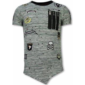 Langarmshirt mit asymmetrischer Stickerei von Local Fanatic