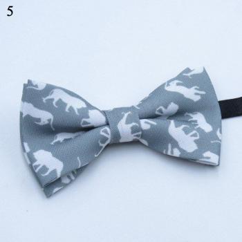 Elk and Bike Umbrella Bowtie for Kids