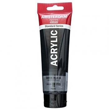 AMSTERDAM Acrylfarbe 120ml Oxidschwarz