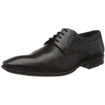 LLOYD Herren Derby Schnürhalbschuhe Lacour Schwarz 45 EU / 10.5 UK