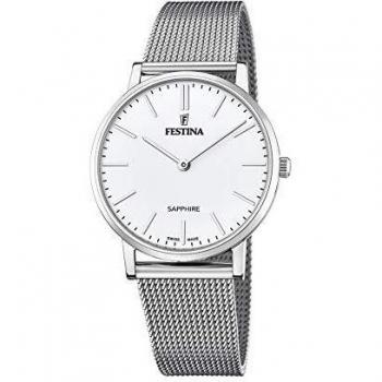 Reloj Festina F20014/1 para Hombre Swiss Made Acero Plateado