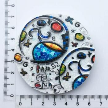 3D Resin Barcelona Refrigerator Magnet