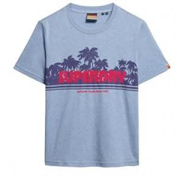 Superdry Maglia a Maniche Corte con Strisce Relaxed – XS