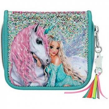 Depesche 11183 TOPModel Fantasy – Mini‑Portemonnaie in Türkis, Icefriends‑Stil