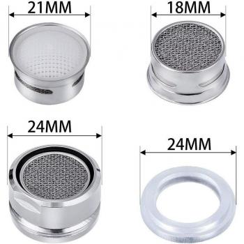 Extended Shower Aerator for Kitchen Faucet