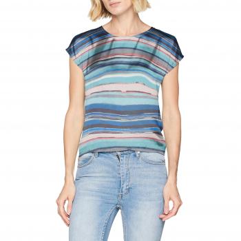 More & More Damen T-Shirt, Mehrfarbig, Größe 40
