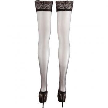 XL Halterlose Strümpfe von Cottelli Collection in Schwarz