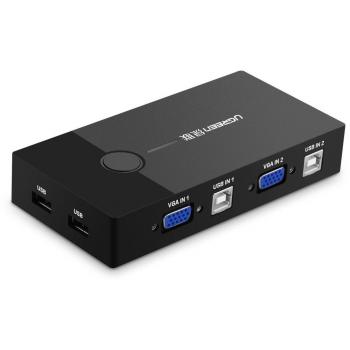 Switch Box KVM Ugreen 30357 2 Porte Video Nero