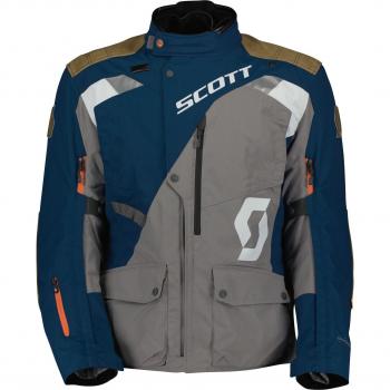 Veste moto Scott Dualraid Dryo Grande Taille Bleu/Gris 2025