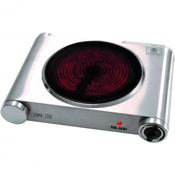 Placa Vitrocerámica Palson Ceramic Steel 30990 de 1 Fogón, 1250W