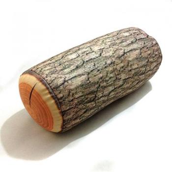 Rustic Stump Throw Pillow