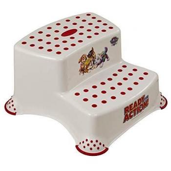 Keeeper kids Tritthocker Igor Paw Patrol, Zweistufig, Weiß mit Anti-Rutsch-Funktion