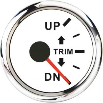 Stainless Steel Trim Gauge for Boat Outboard Engine 12V/24V