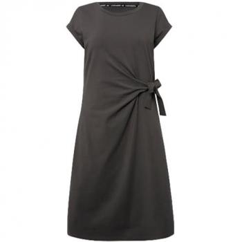 Damen Jerseykleid von Laurasøn mit Halbarm und Zierknoten