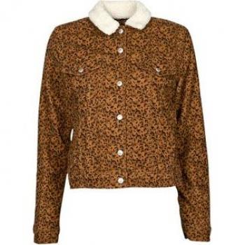Levi's Women's Brown Denim Jacket with Sherpa