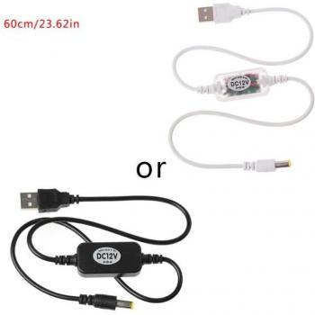 USB to 12V DC Step-Up Converter Cable
