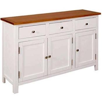 Elegantes Sideboard 110x33,5x70 cm aus Eiche