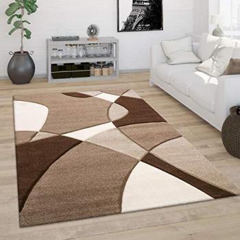 Paco Home Tappeto Corto 160x230 cm Marrone