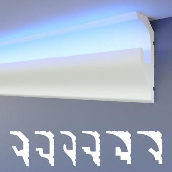 Corniche LED Indirecte Heximo 12 Barrettes
