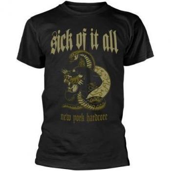 Unisex Adult NYHC – Sick of It All Panther Shirt in Blau