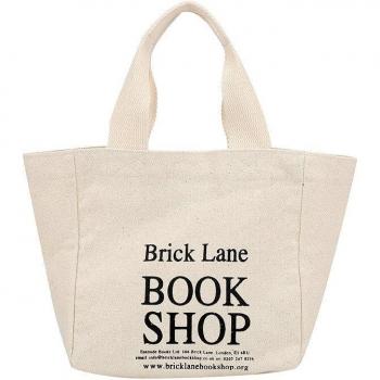 Bolso compacto de lona con letras, estilo coreano