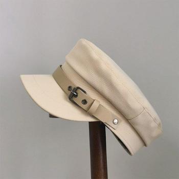 Gorro Unisex de Ala Ancha para Otoño e Invierno con Cinturón