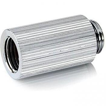 Touchaqua Bitspower Adapter G1/4 AG zu G1/4 IG – Pack aus 2, 30 mm, silberfarben