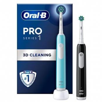 Cepillo Oral B Duo Pro 1 (Negro & Azul) – Cabezales Redondos