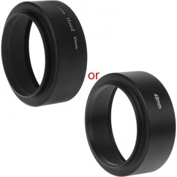Funda Atornillable Universal para Objetivo de Enfoque Largo 49MM/52MM/58MM/62MM/67MM/72MM/77MM para Canon DSLR SLR