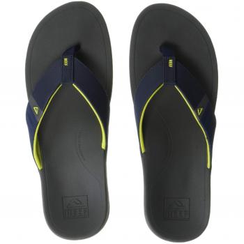 Reef Ortho-Bounce Sport, Tongs Homme, Multicolore (Navy/Yellow Nay), 42 EU