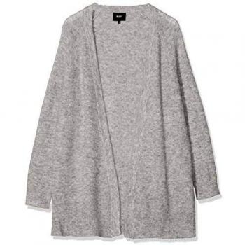 Object NOS Chaqueta L/s de Punto, Gris (Light Grey Melange), Talla S para Mujer