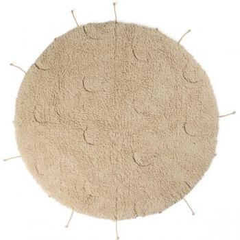 Tapis multiforme lavable Moon beige 100 cm