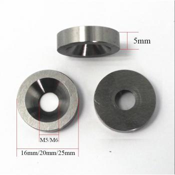 HRC52 Unterlegscheibe Ring 16mm 20mm 25mm OD 5mm Dicke M5 M6 Gewinde