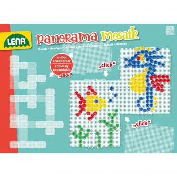Lena Mosaik Panorama XL Transparent 15 mm Faltschachtel