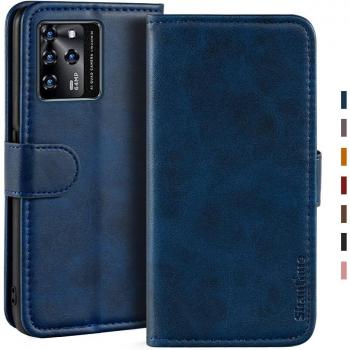 Lederhülle mit Standfunktion für ZTE Blade V30