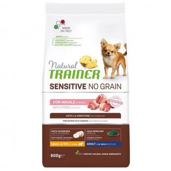 NATURAL TRAINER Sensitive No Grain Mini Maiale 800G
