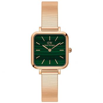 Daniel Wellington Quadro Studio 22 X 22 Rose Gold Green Dial Watch