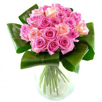 Enchanted Pink Roses Bouquet