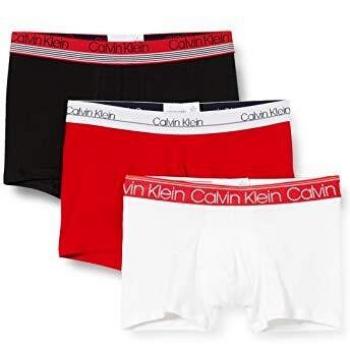Calvin Klein Alert 3-Piece Men's Underwear – White/Black/Red