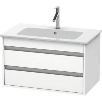 Meuble sous-lavabo suspendu Ketho, 2 tiroirs, 800mm