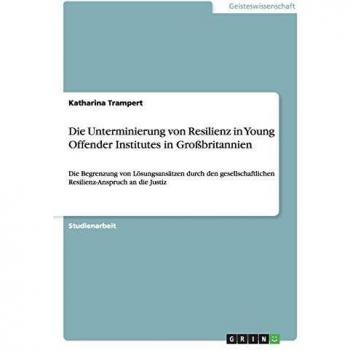 Die Unterminierung von Resilienz in Young Offender Institutes in Großbritannien: Die Begrenzung von Lösungsansätzen durch den gesellschaftlichen Resilienz-Anspruch an die Justiz