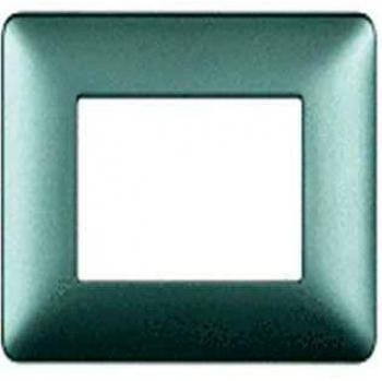 Bticino matix placca 3 posti moduli silver mostrina cornice portafrutto incasso bticino am4803msl
