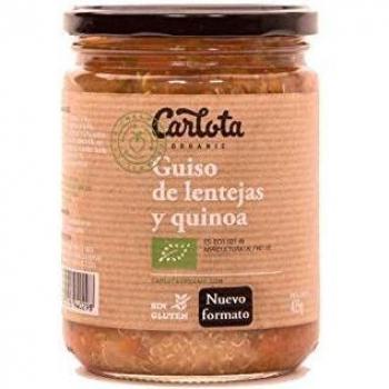 Guiso de lentejas y quinoa Bio 425g Carlota Organic