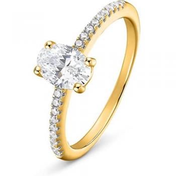 FAVS Silberring FAVS Damen-Damenring 925er Silber 1 Zirkonia