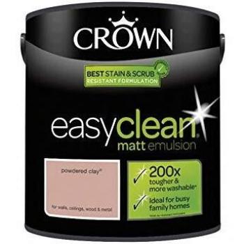Crown Stain & Scrub Resistant Emulsion Paint (Powdered Clay)