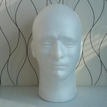 PVC Male Mannequin Head Model