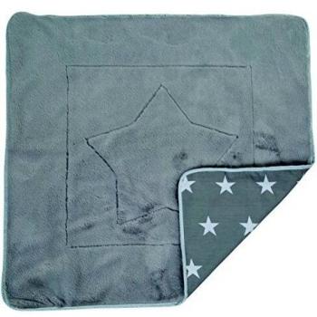 Roba Babydecke Little Star, grau, 80 x 80 cm 5141259 grau mint blau